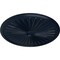 Ekena Millwork Leandros Ceiling Medallion (Fits Canopies up to 5"), 33 1/8"OD x 3 1/2"ID x 1 3/8"P, Midnight Dream CM33LEMDF - alternate 3